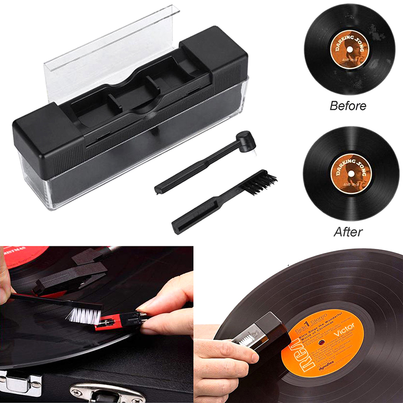 Vinyl Record Cleaner - [SU] 3개입 레코드 클리닝 브러시 세트,