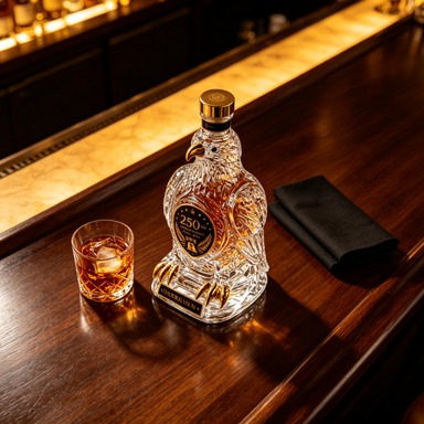 빈티지 기념 독수리 크리스탈 주류병 골드 액센트 프리미 - Vintage Collectible Liquor Bottles 리뷰 및 가격