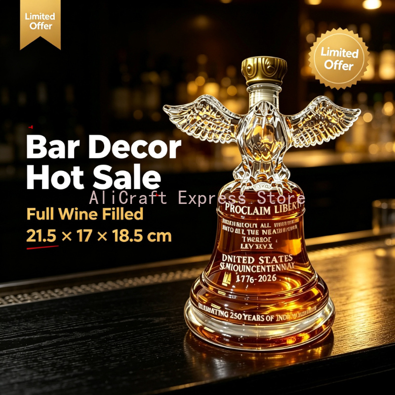 250주년 기념 독립 이글 벨 글라스 와인 병 빈티지  - Vintage Collectible Liquor Bottles 리뷰 및 가격