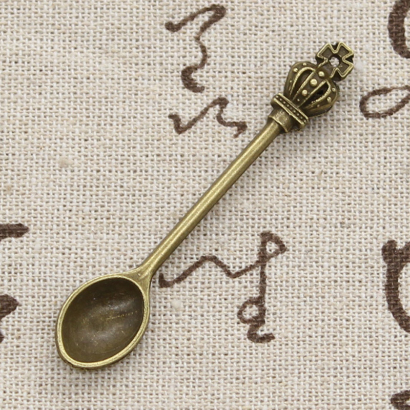 8pcs 매력 주방 스푼 크라운 57x9mm 골동품 만 - Vintage Collectible Spoons 리뷰 및 가격