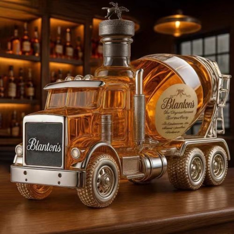 빈티지 트럭 디자인 유리 위스키 디캔터, 남성용 카바  - Vintage Collectible Liquor Bottles 리뷰 및 가격