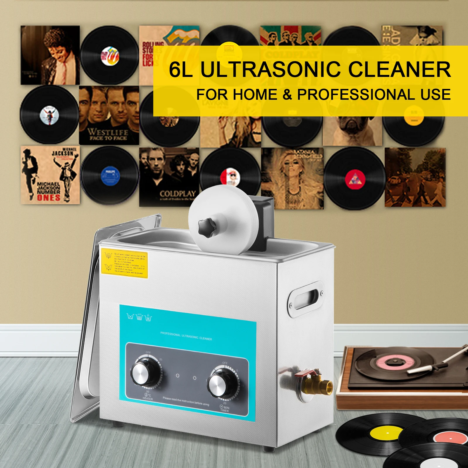 SIHAO 6L 초음파 비닐 레코드 클리너 노브 180 - Vinyl Record Cleaner 리뷰 및 가격