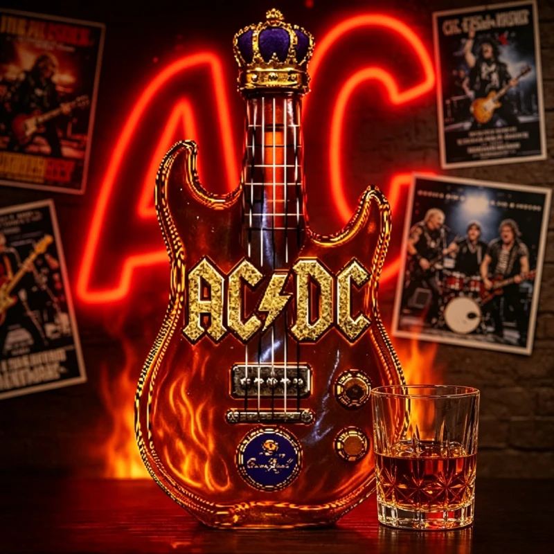 레트로 일렉트릭 기타 모양 위스키 디캔터 빈티지 록 테 - Vintage Collectible Liquor Bottles 리뷰 및 가격