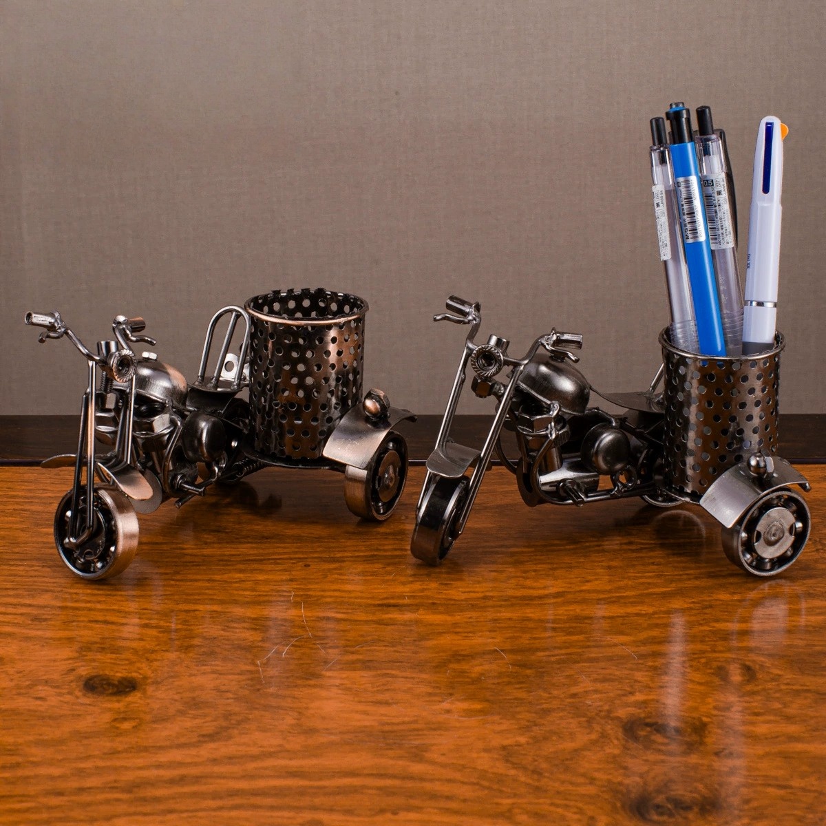 빈티지 오토바이 모델 금속 삼륜 철제 오토바이 펜 홀더 - Vintage Collectible Pens 리뷰 및 가격